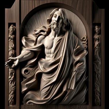 3D model st jesus (STL)